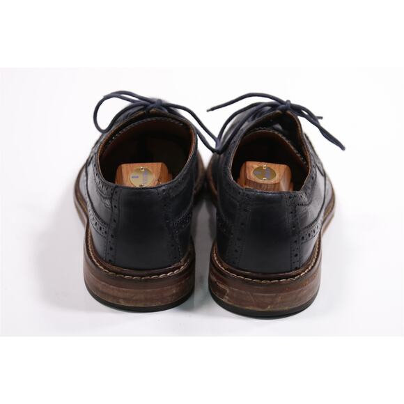 Cole Haan Mens Great Jones Navy Blue Wingtip Brogue Oxford Dress Shoes 11 M main image 4